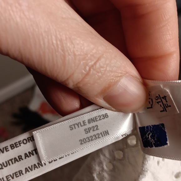 Madewell Rosalie Tie-Strap Top in Geo Eyelet Size XL - Picture 5 of 6